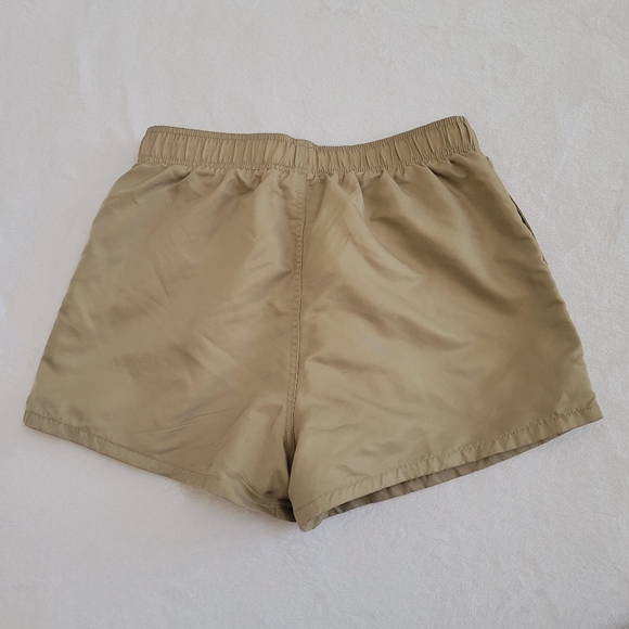 Essentials Fear of God Nylon Athletic Shorts Khaki Tan Size S Unisex Streetwear - Picture 2 of 9